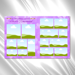 Purple Roses Funeral Program Template: Celebration of Life (Canva, 8 Pages, Digital Download)