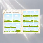 white & Gold Funeral Program Template: 8-Page Memorial (Canva, Digital Download)