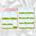 Red Roses Funeral Program Template, Memorial Obituary (Canva Template)