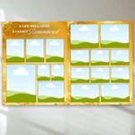 Yellow Roses Funeral Program Template: 8-Page Memorial (Canva PDF)