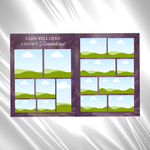 Purple Floral Funeral Program Template, 8-Page Memorial (Canva, PDF)