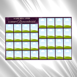 Purple Floral Funeral Program Template, 8-Page Memorial (Canva, PDF)