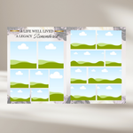 Grey Roses Funeral Program Template: Celebration of Life (Canva, 8 Pages, Digital Download)