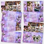 Purple Rose Funeral Slideshow Template, Celebration of Life (Canva, 30 Slides, MP4)