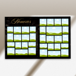 red & Gold Funeral Program Canva Template |8 Page Memorial Booklet