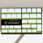 Red Funeral Program Canva Template | Red Theme | 8 Page Memorial Booklet