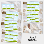 White & Gold Funeral Slideshow Template, Celebration of Life (Canva, 21 Slides, MP4)