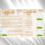 White Roses Funeral Program Template: 8-Page Memorial, Celebration of Life (Canva, PDF Download)