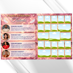 Pink & White Roses Funeral Program Template: 8-Page Memorial (Canva PDF)