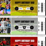 Editable Soccer Ticket Template, Customizable Game Day, Birthday, Party Ticket | Canva Printable Digital