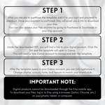 Dusty Rose Funeral Program Template | Elegant Memorial Service Canva Template | Celebration of Life Program 8-Page Memorial (Canva, PDF)