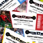 Editable Soccer Ticket Template, Customizable Game Day, Birthday, Party Ticket | Canva Printable Digital