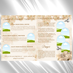 White Roses Funeral Program Template: 8-Page Memorial, Celebration of Life (Canva, PDF Download)