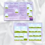 Purple Floral Funeral Program Template, 8-Page Memorial (Canva, PDF)