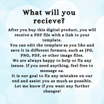 Blue Roses Funeral Announcement Flyer: Obituary, Celebration of Life (Canva Template PDF)