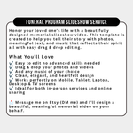 Blue & Gold Memorial Slideshow – 30-Slide Canva Video – preview image 6