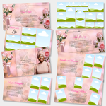 Pink Rose Funeral Slideshow Template, Celebration of Life (Canva, 30 Slides, MP4)