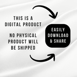 Digital product – no physical item shipped. Easy to download and share
