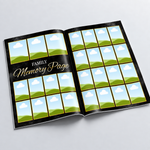 Black & Gold Funeral Program Template: 12-Page Memorial (Canva PDF)