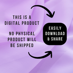 White & Purple Roses Funeral Program Template, Memorial Obituary (Canva Template)
