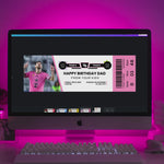Editable Soccer Ticket Template, Customizable Game Day, Birthday, Party Ticket | Canva Printable Digital