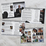 Black Roses Funeral Program Template: 8-Page Memorial, Celebration of Life (Canva Template, PDF Download)