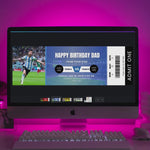 Editable Soccer Ticket Template, Customizable Game Day, Birthday, Party Ticket | Canva Printable Digital